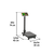 Báscula electrónica de plataforma plegable 100 Kg PRETUL en internet