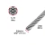 Cable flexible 3/32" de acero 7x19 hilos 300 m FIERO en internet