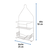 Organizador Para Baño De Plastico Foset 49975 - comprar en línea