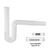 Cespol Flexible Con Adaptadores Blanco Foset 49509 en internet