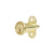 Cerradura Mueble Modelo 20 Laton T. Boton Hermex 43569