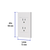 Placa Con Contacto Duplex Armada Blanca 3 Modulos Schneider en internet