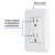 Contacto Doble Aterrizado Blanco Italiana Volteck 48130 - comprar en línea