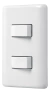 Placa Armada Con 2 Interruptores Sencillos, Volteck Basic