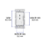 Dimmer Deslizable 1000 W Interruptor Classic Volteck 46301 en internet