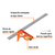 Escuadra Combinacion 16' Truper 14381 - comprar en línea