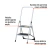 Escalera Tubular Plegable 2 Peldaños/barandal Pretul 24119 - comprar en línea