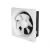 Extractor de aire de 10" blanco VOLTECK