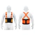 Faja Lumbar De Alta Visibilidad C/reflejantes Truper 100357