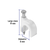 Grapa Cable Curva 8 Mm 20 Pz Blanca Volteck 48273 en internet