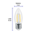 Foco De Filamento Tipo Vela 2 Leds Volteck 46212 - comprar en línea