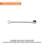 Llave Combinada Con Matraca 3/8 X 72 T Truper Expert 15736