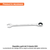 Llave Combinada Con Matraca 19 Mm X 76 T Truper Expert 15749