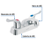 Mezcladora Plastica Abs Lavabo 4'' Foset 45511 - comprar en línea