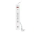 Multicontacto 4 entradas 1 USB A + 1 USB C blanco VOLTECK