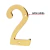 Numero Laton Solido 4' Numero 2 Hermex 43680 - comprar en línea