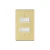 Placa Con 2 Interruptores Aluminio Volteck 46389