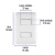 Placa Con 2 Interruptores, 1 Sen 1 De 3 Vias B Volteck 46462 en internet