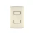 Placa Con 2 Interruptores Sencillos Volteck 48662