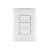 Placa Con 3 Interruptores Sencillos Blanco Volteck 46463
