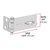 Portacandado Acero Zincado 1-3/4'' Hermex 43731 - comprar en línea