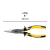 Pinzas Punta Y Corte Comfort Grip 8'' Pretul 22671 en internet