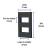 Placa 2 Ventanas 1 Modulo Linea Española Volteck 47998 en internet