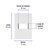 Placa 1 Ventana Oslo Volteck 48303 - comprar en línea