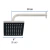 Regadera Cuadrada Abs 6'' Satin Foset 46740 en internet