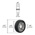Rueda Diablo Balero Sencillo 4'' Fiero 45476 en internet