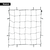 Red de carga de 1 m x 1 m para porta equipaje TRUPER