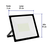 Reflector Ultra Delgado Led 100w Pretul 28016 en internet