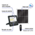 Reflector LED con panel solar 60 W 6500 K VOLTECK - comprar en línea