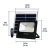 Reflector LED con panel solar 100 W 6500 K VOLTECK en internet