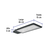 Luminario suburbano LED 100 W 6500 K VOLTECK en internet