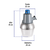 Luminario Suburbano Metalico 65 W Volteck Lait 47267 en internet