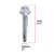 Taquete Arpon 1/2'' X 4-1/2'' 25 Piezas Fiero 46648 en internet