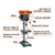 Taladro Piso 5/8' X 13' X 3/4 Hp Truper 16178 - comprar en línea