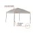 Toldo plegable de 3 x 3 m TRUPER - comprar en línea