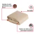 Toldo sombra 80% raschel beige 6m x 4m FIERO - comprar en línea