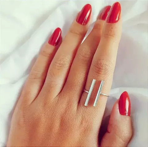 Anel Codebar banho de prata - comprar online