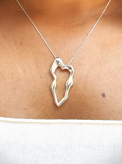 Colar Solare Banho de Prata - comprar online