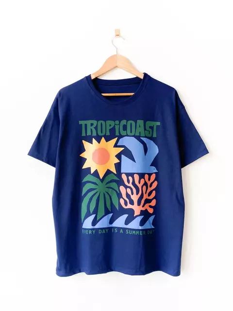Remerón Tropicoast azul marino - comprar online