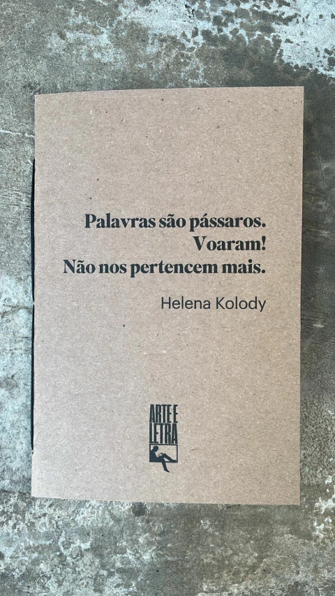 Caderno artesanal Helena Kolody