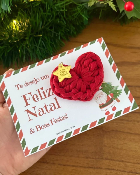 CHAVEIRO NATAL C/ CARTÃO TAG ESTRELA - comprar online