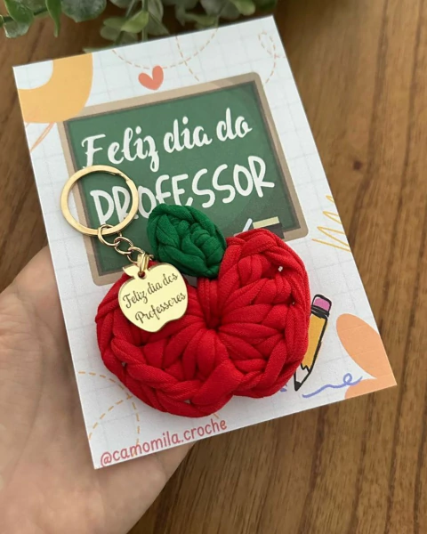 CHAVEIRO DIA DO PROFESSOR C/ CARTÃO - comprar online