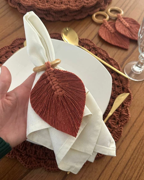 PORTA GUARDANAPO FOLHA - comprar online