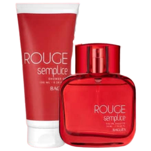 Set Shower Gel + Eau De Toilette Rouge - Semplice - Bagués - comprar online