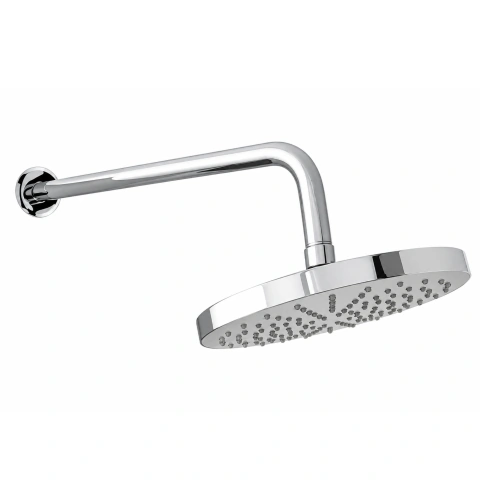 Flor de ducha redonda anticalcálrea cromada 20cm Peirano A815