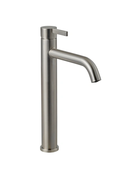 Griferia lavatorio alto acero Steel Peirano 61-205